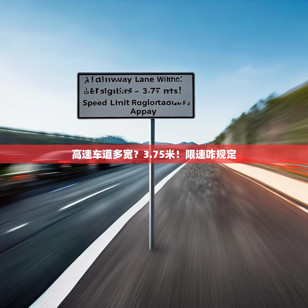 高速车道多宽？3.75米！限速咋规定